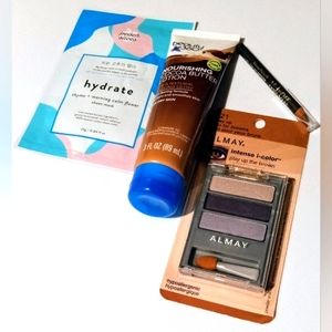 💞Pamper Yourself 💞 Almay Eye Shadow - Sheet Mask - Cocoa Butter-Eyebrow Pencil